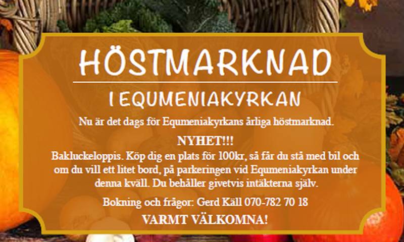 Höstmarknad