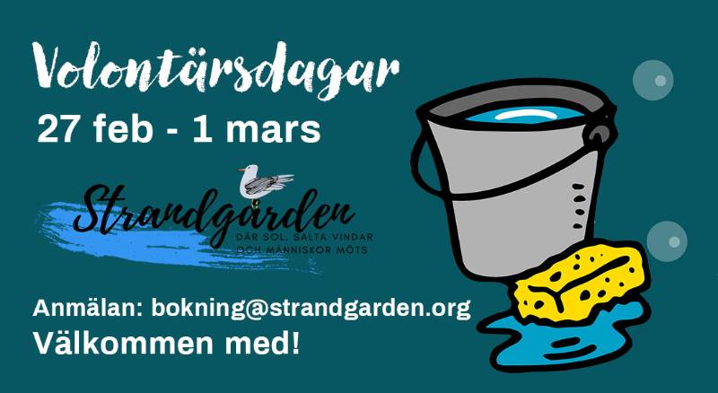 Välkommen till volontärsdagar på Strandgården